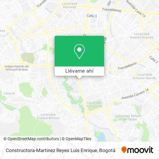 Mapa de Constructora-Martinez Reyes Luis Enrique