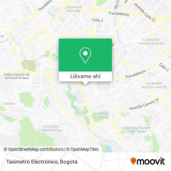 Mapa de Taximetro Electrónico