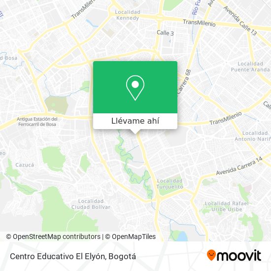 Mapa de Centro Educativo El Elyón