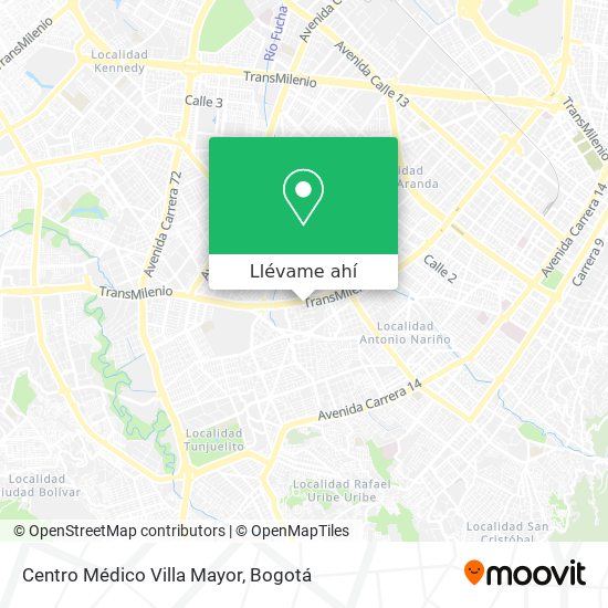 Mapa de Centro Médico Villa Mayor