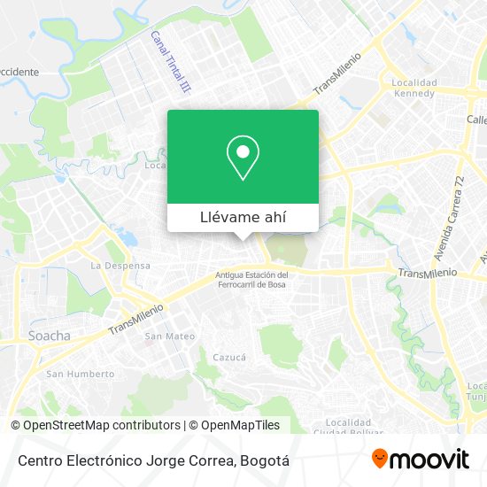 Mapa de Centro Electrónico Jorge Correa