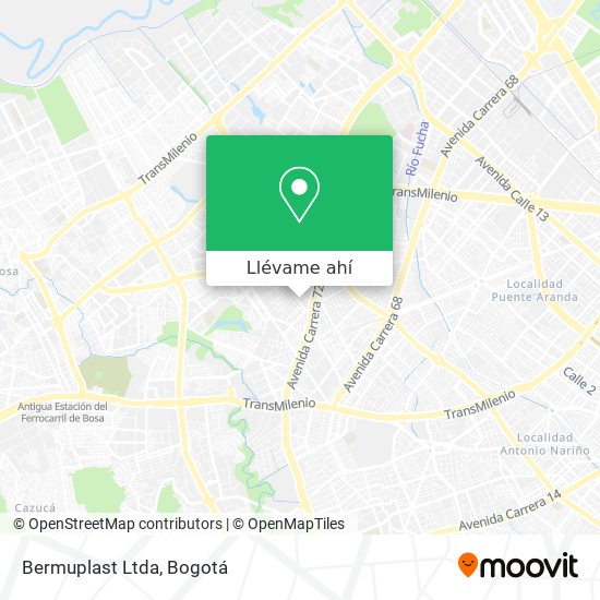 Mapa de Bermuplast Ltda