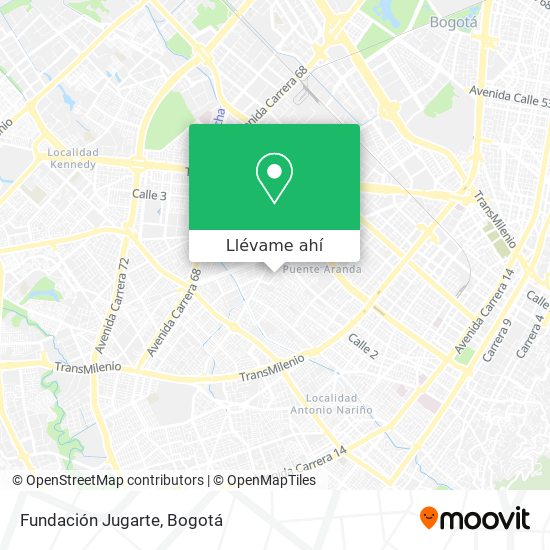 Mapa de Fundación Jugarte