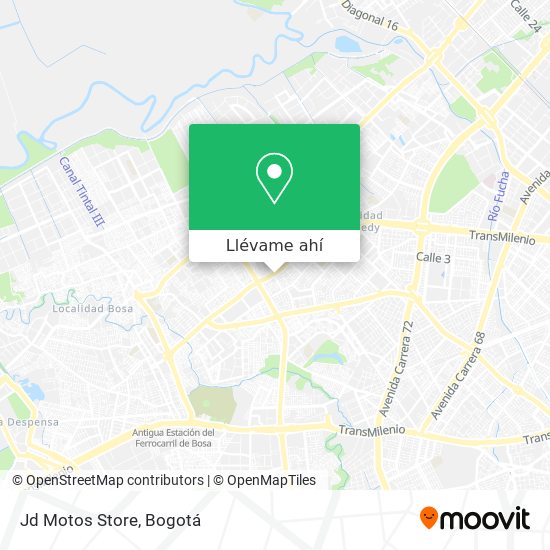 Mapa de Jd Motos Store