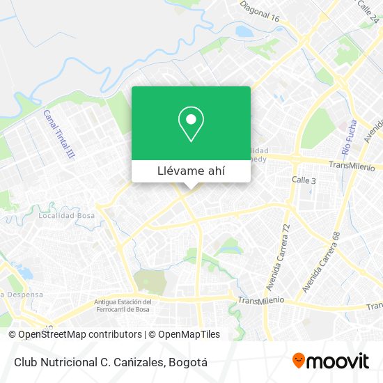 Mapa de Club Nutricional C. Cańizales