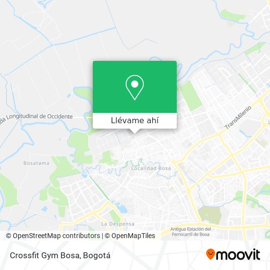 Mapa de Crossfit Gym Bosa