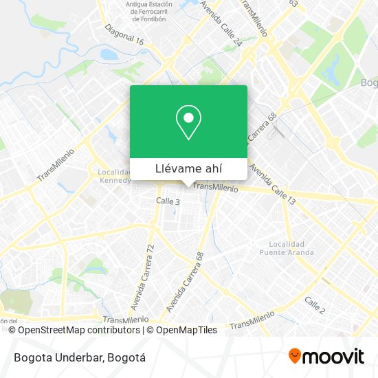 Mapa de Bogota Underbar