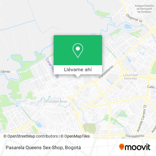 Mapa de Pasarela Queens Sex-Shop