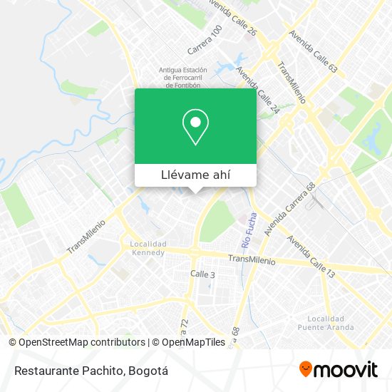 Mapa de Restaurante Pachito