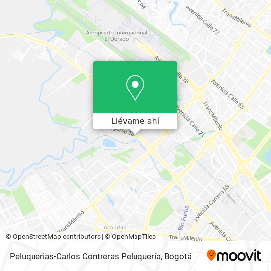Mapa de Peluquerias-Carlos Contreras Peluquería