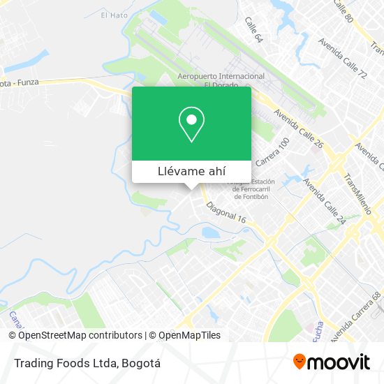 Mapa de Trading Foods Ltda