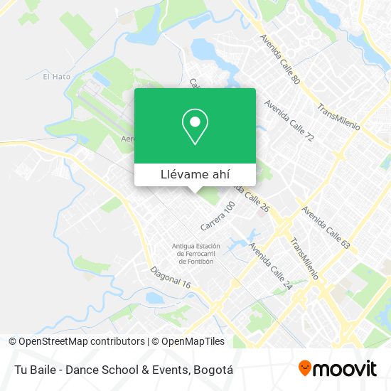 Mapa de Tu Baile - Dance School & Events