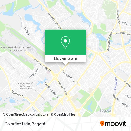 Mapa de Colorflex Ltda