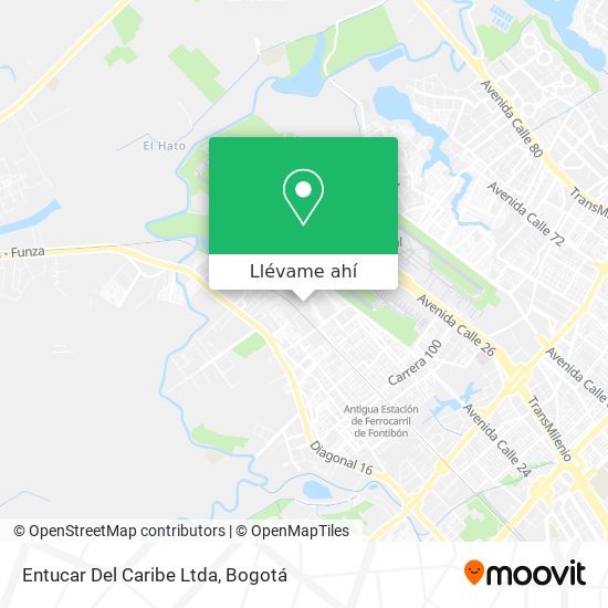 Mapa de Entucar Del Caribe Ltda