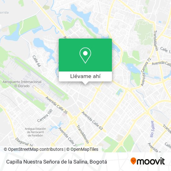 Mapa de Capilla Nuestra Señora de la Salina