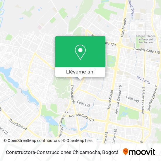 Mapa de Constructora-Construcciones Chicamocha