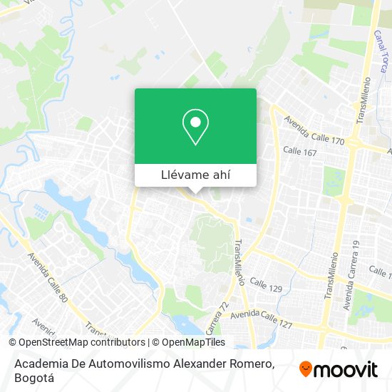 Mapa de Academia De Automovilismo Alexander Romero