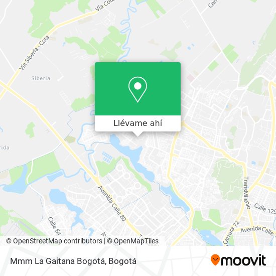 Mapa de Mmm La Gaitana Bogotá