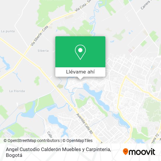 Mapa de Angel Custodio Calderón Muebles y Carpinteria