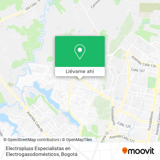 Mapa de Electropluss Especialistas en Electrogasodomésticos