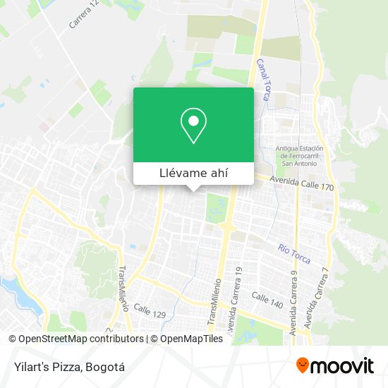 Mapa de Yilart's Pizza