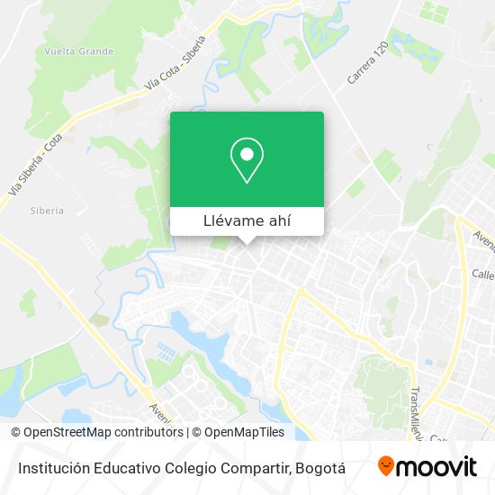 Mapa de Institución Educativo Colegio Compartir