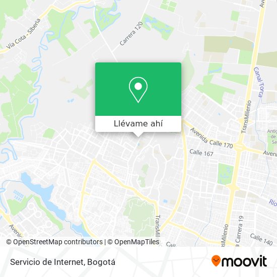 Mapa de Servicio de Internet