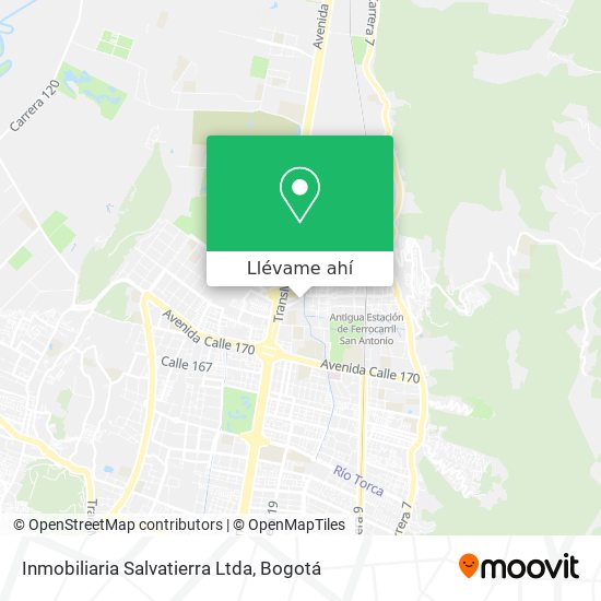 Mapa de Inmobiliaria Salvatierra Ltda