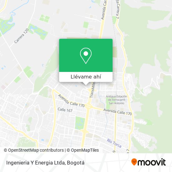 Mapa de Ingenieria Y Energia Ltda
