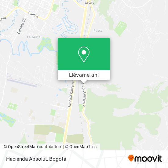 Mapa de Hacienda Absolut