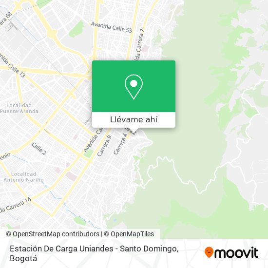 Mapa de Estación De Carga Uniandes - Santo Domingo