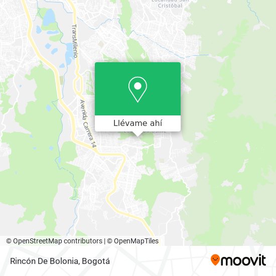 Mapa de Rincón De Bolonia