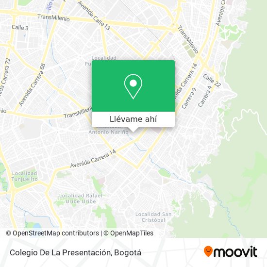 Mapa de Colegio De La Presentación