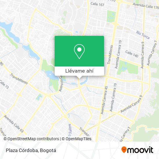 Mapa de Plaza Córdoba