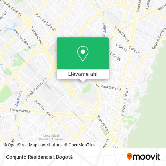 Mapa de Conjunto Residencial