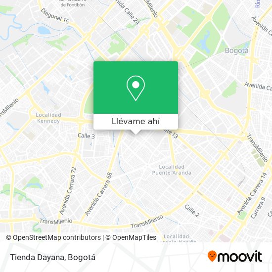 Mapa de Tienda Dayana