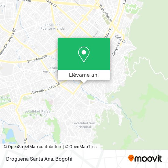 Mapa de Drogueria Santa Ana