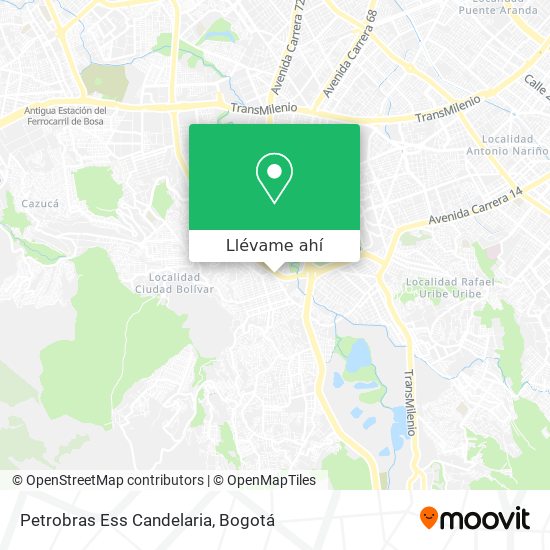 Mapa de Petrobras Ess Candelaria