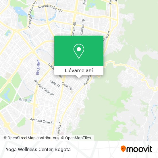 Mapa de Yoga Wellness Center