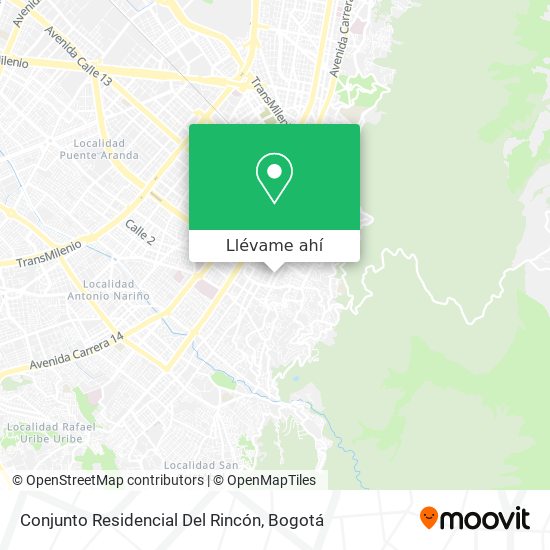 Mapa de Conjunto Residencial Del Rincón
