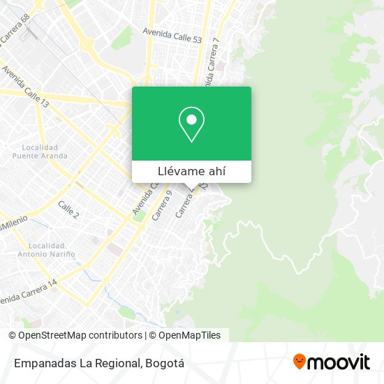 Mapa de Empanadas La Regional