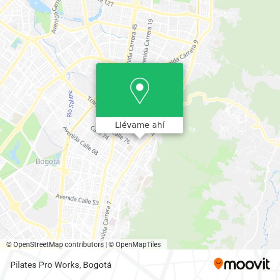 Mapa de Pilates Pro Works