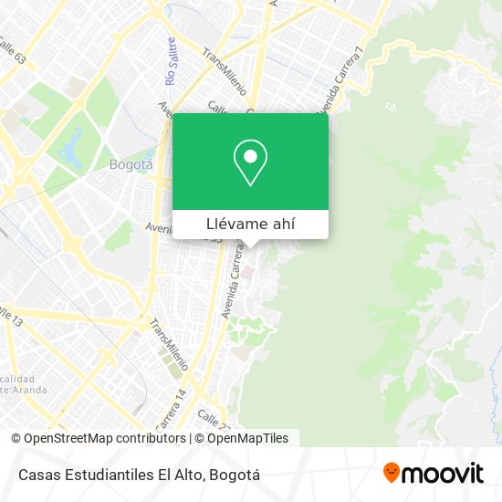 Mapa de Casas Estudiantiles El Alto