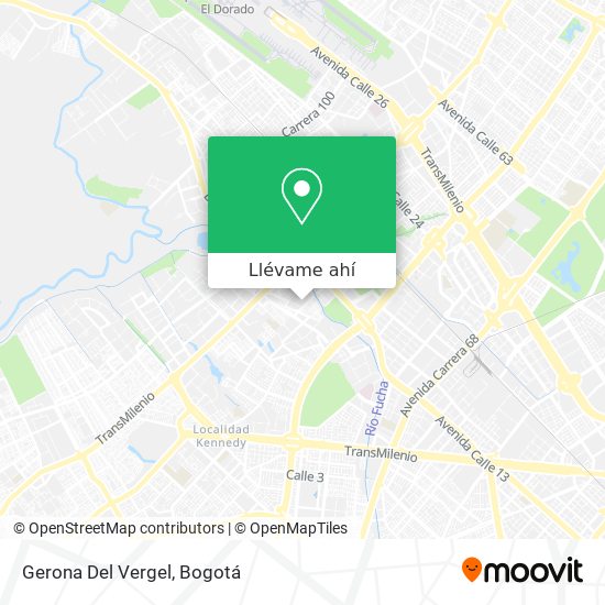 Mapa de Gerona Del Vergel