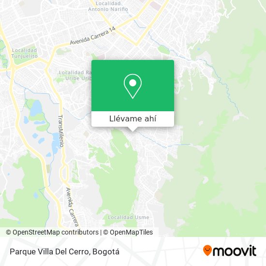 Mapa de Parque Villa Del Cerro