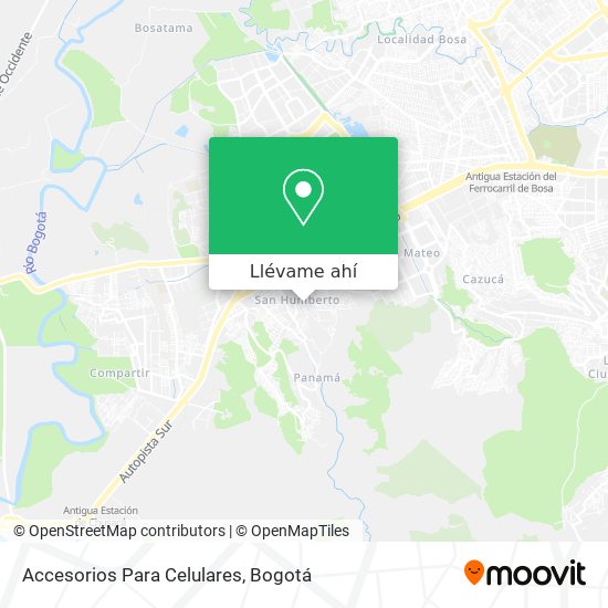 Mapa de Accesorios Para Celulares