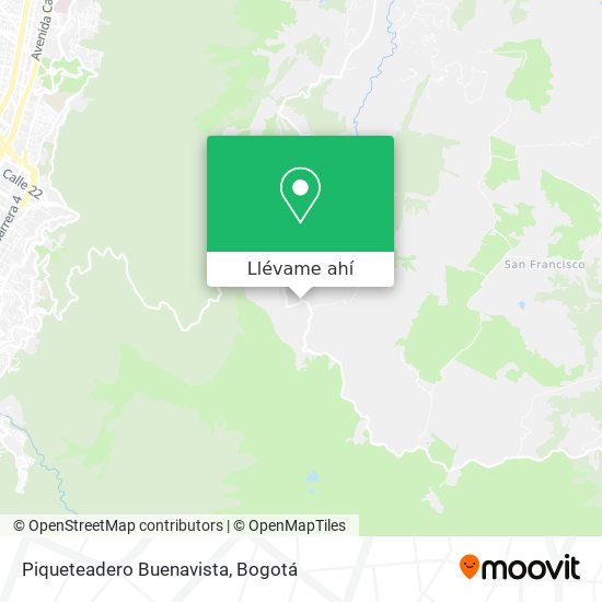 Mapa de Piqueteadero Buenavista