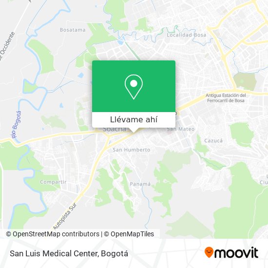 Mapa de San Luis Medical Center
