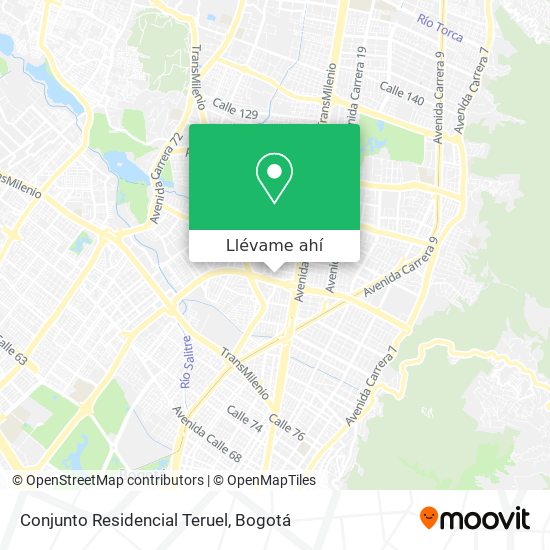 Mapa de Conjunto Residencial Teruel