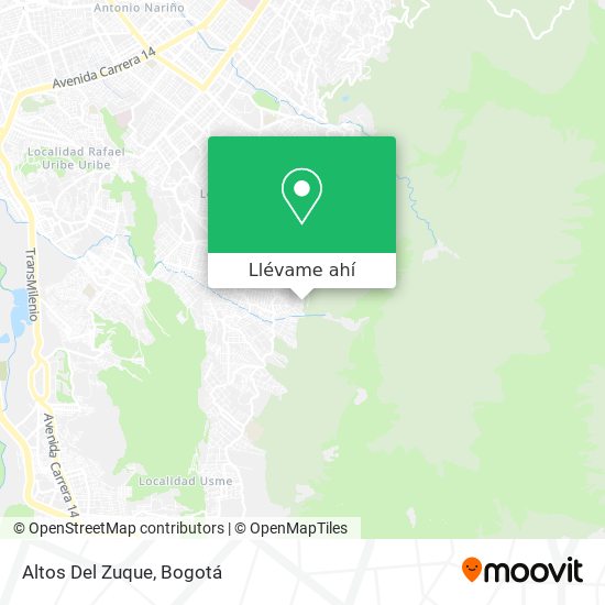 Mapa de Altos Del Zuque